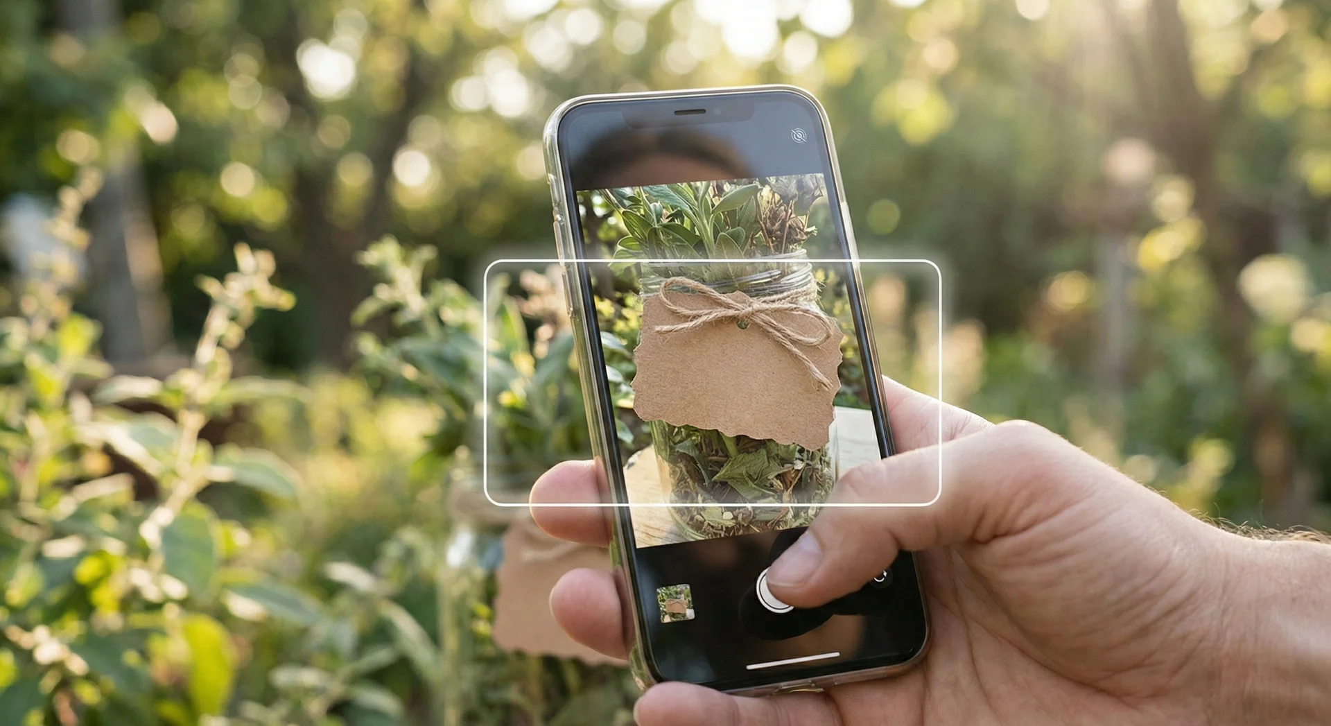 Escaneando producto orgánico